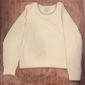 Madewell stiched sweatshirt NWT